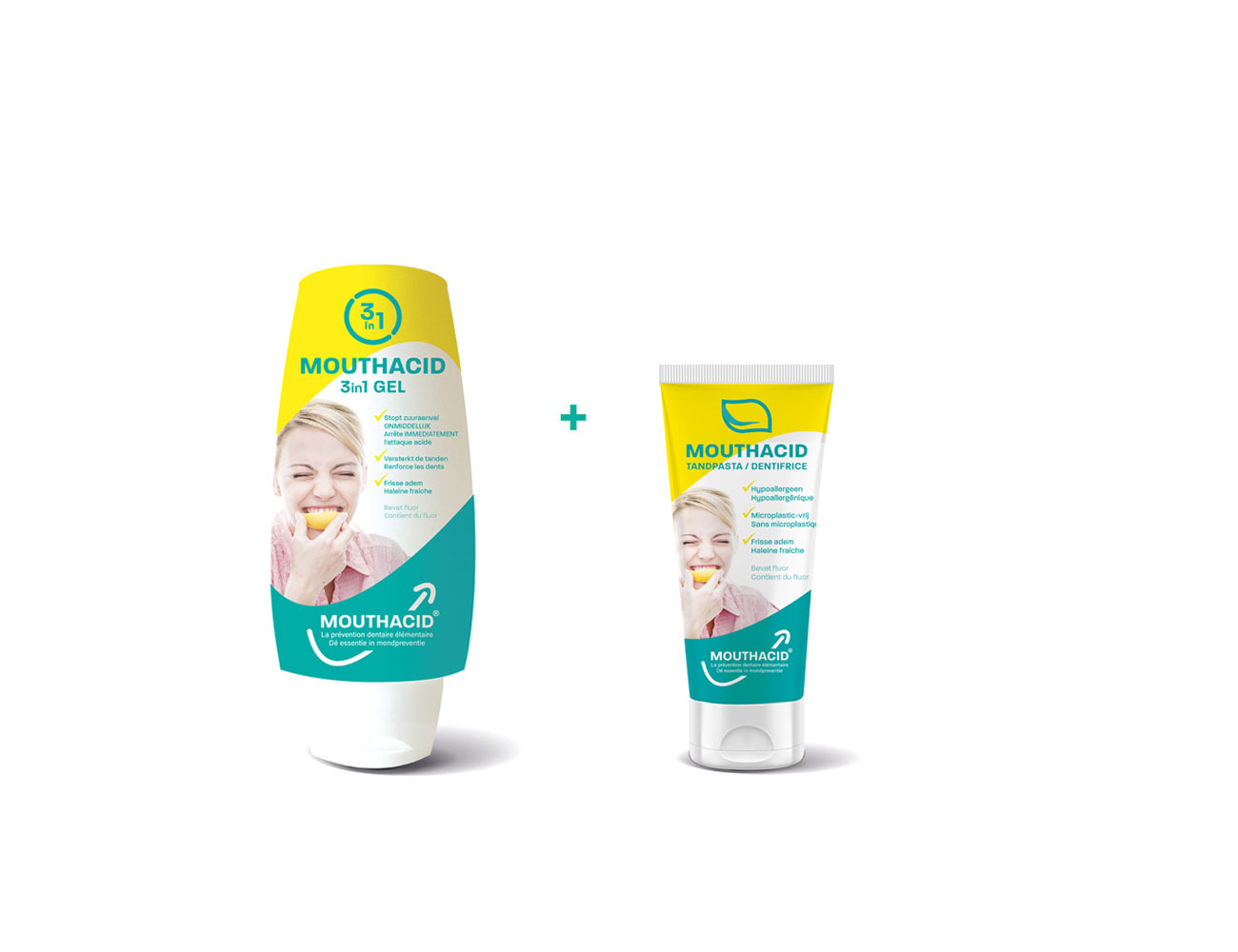 Kennismakingspakket: 1 gel + 1 tube  tandpasta